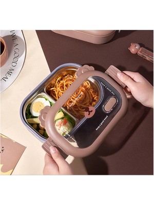 İlk El Grup Ieg™ Bölmeli Paslanmaz Çelik Yemek Kutusu