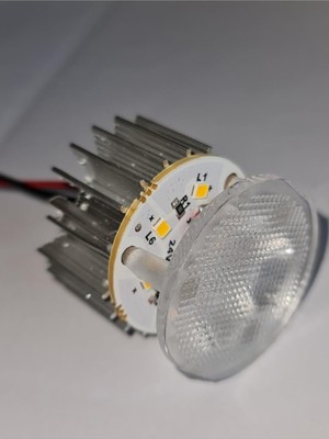 Nacario 10'lu Paket Dekoratif Yuvarlak Tente Içi (Kasasız) LED Armatür 12V Gün Işığı 3000K