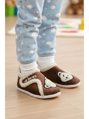 Gezer Çocuk Kışlık Pvc Rahat Taban Tek Cırt Cırtlı Ayarlanabilir Kemer Ev Okul Kreş Panduf Aya