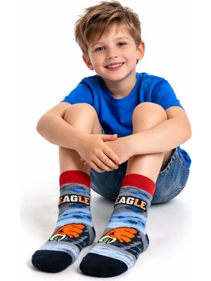 Gigi Giyim Kartal Figürlü Erkek Soket Çorap