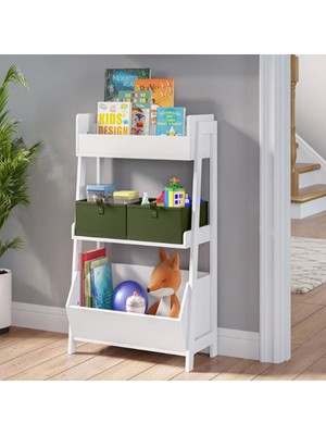 Özgürce 3 Raflı Çok Amaçlı Kitaplık, Fonksiyonel ve Şık Tasarım