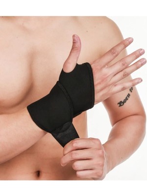 Lüx Wood Erkek El Bilek Bandajı Sporcu Bilekliği Esnek