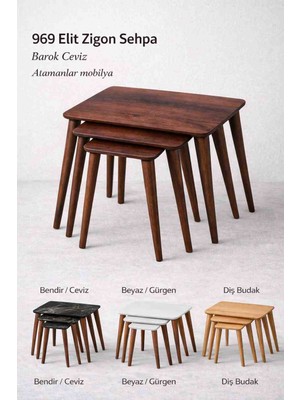 Elit 3 Lü Zigon Sehpa