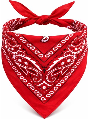 Tahtakale Kırmızı Kovboy Fuları Çocuk Bandana