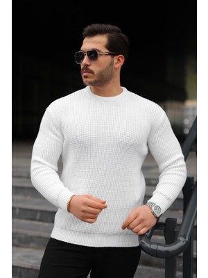 Aesco Erkek Bisiklet Yaka Örme Kazak