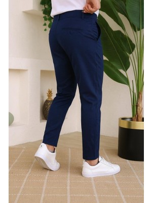 Aesco Erkek Slim Fit Dilli Kumaş Pantolon