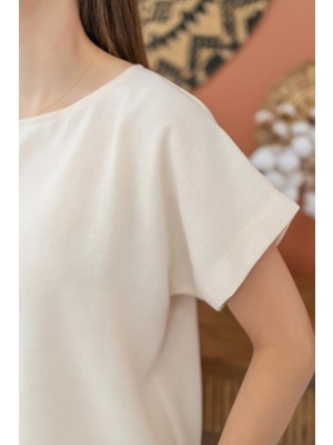 Aesco Bej T-Shirt ve Pantolon Takım