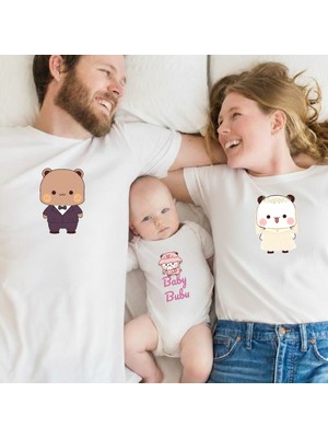 Etoile Studio Babu Dudu Aile Kombin Tişörtü | Aile Tişört Kombini – Unisex Oversize (Bilgilerinizi Iletiniz)