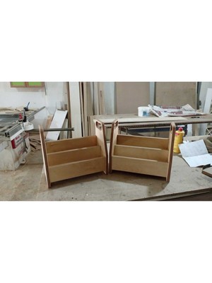 Özgürce Modern Çift Raflı Kitaplık, Şık ve Fonksiyonel Tasarım