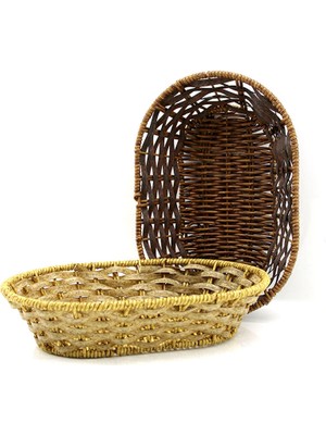 Just Cheap Store Oval Ahşap Ekmek Sepet (4741)