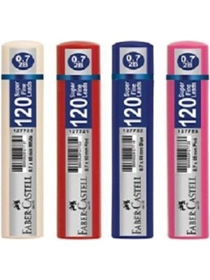 Faber-Castell 0,7 Uç 120'li 4 Kutu Renkli Kalem Uçları ile Yaratıcılığınızı Artırın