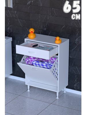 modilayn Emir Banyo  1 Çekmeceli ve 1 Göz Sepet Hazneli Mini Banyo Dolabı 14 Farklı Genişlik