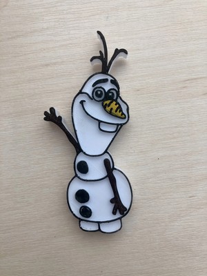 ADA 3D Karlar Ülkesi Frozen Olaf Kardan Adam Karakteri Çocuk Buzdolabı Magneti
