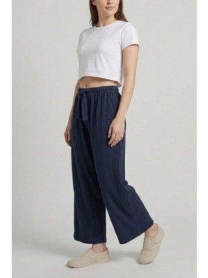 Balkonda Kadın Eşofman Altı Pantolon İnce Kumaş Extra Esnek Bol Kalıp