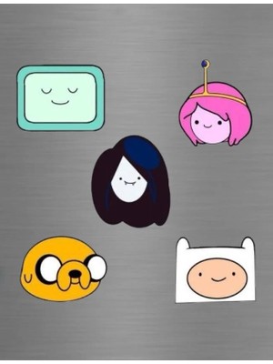 ADA 3D Adventure Time Finn ve Jake Köpek Figürlü Dekoratif Çizgi Film Buzdolabı Magneti