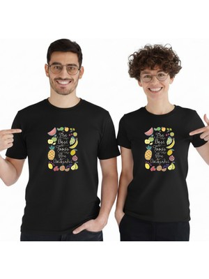 Etoile Studio Vegan Tasarım Unisex %100 Pamuklu Oversize Grafik Baskılı Bisiklet Yaka Tişört