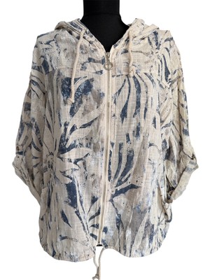 Phuti %100 Coton Desenli Ceket