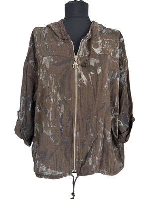 Phuti %100 Coton Desenli Ceket