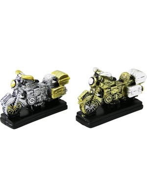 Shopwave Motor Vintage Dekoratif Biblo - Renkli 6.5X8CM Reçine (5047)