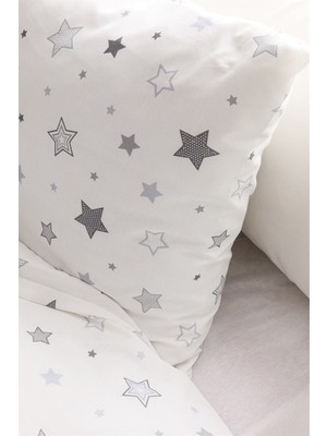 Özgürce Yıldız Bebek Çocuk Nevresim Takımı 70X110 Cm, Yastık ve Yorgan Seti