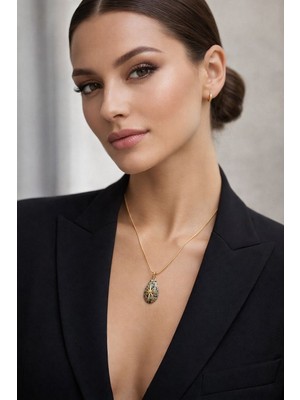 Solare Accessories Dalmaçyalı Jasper Doğal Taş Kolye – Denge & Pozitif Enerji