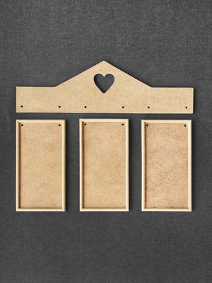 Yegane Concept Ham Mdf, Boyanabilir, Çerçeve, Pano, Duvar Süsü