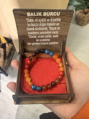 Balık Burcu Doğal Taş Bileklik
