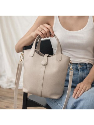 Lyona Bags Moon Günlük Çanta Krem