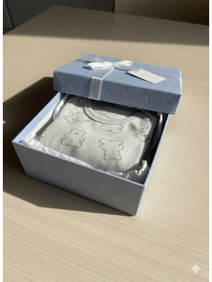 Şimo Butik Kız Erkek Çocuk Bebek Uzun Kollu Çıtçıtlı Body-Badi %100 Organik Pamuk 3.5-4-5-6 Yaş Ayı Vücut Taş