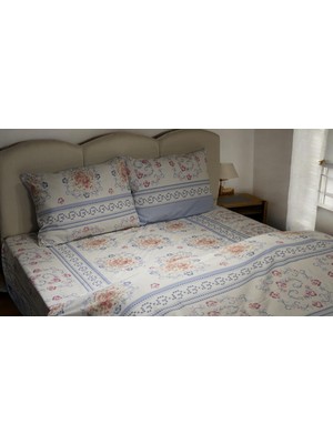 Tfn Home Sade Mavi Tonlarında Çift Kişilik Nevresim Takımı