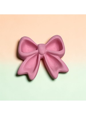 3D Tasarım Kurdele Detaylı Takı Tabağı