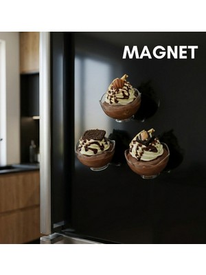 Hediyelik Ev Dükkan Dekoru Gurme Pastane Konseptli El Yapımı Mıknatıslı Magnet 7x6 cm ( 1 Adet )