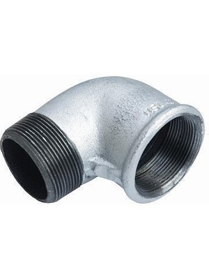 Mestore Galvanizli Kuyruklu Dirsek 2 Lik - 9996669921064