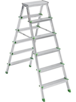 Mestore Sm Saraylı 6+6 Çift Taraflı Alüminyum Merdiven - 8695849009172