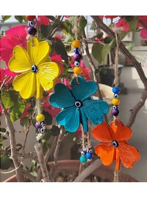 Tarçın Tasarım Dekoratif 4 Yapraklı Yonca Duvar Süsü 3 Adet