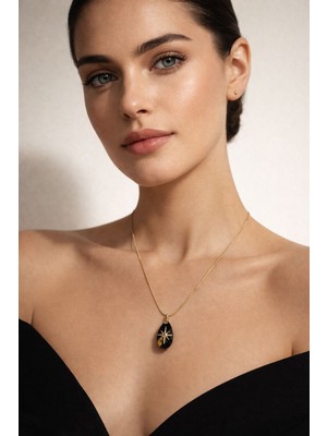 Solare Accessories Kaplan Gözü Doğal Taş Kolye – Koruyucu Enerji & Özgüven Taşı