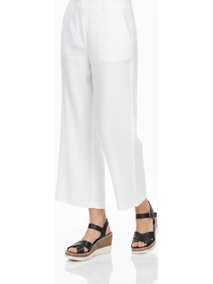 Ender Iç Dış Hakiki Deri Dolgu Topuk Çapraz Bantlı Kadın Sandalet