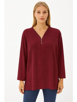 Döne Gözübek Kadıngiyimfermuarlı Bluz Mevsimlikannepenyesi