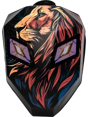 Missidea Lion King LED Ekranlı Büyük Boy Motorcu Sırt Çantası