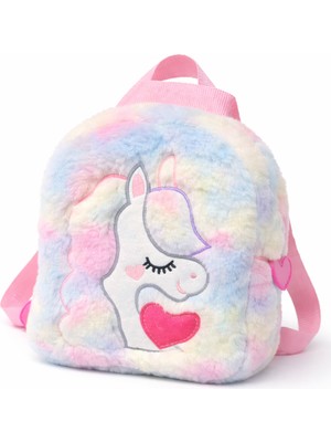 Lyona Kids Bags Lyona Bags Kids  Unicorn Pelus Sırt Çantası
