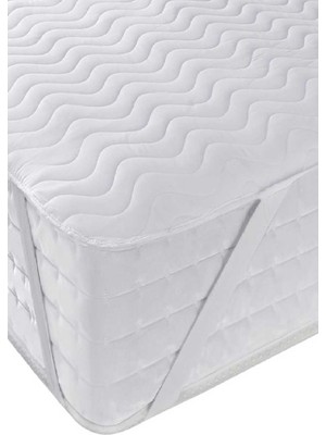 Altın Karma Kapitoneli Alez 100X200 cm Sıvı Geçirmez Yatak Koruyucu Tek Kişilik