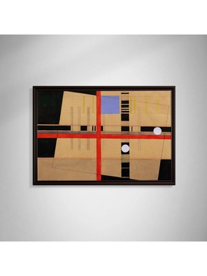 Kırmızı Çapraz ve Beyaz Noktalar (1921) – Laszlo Moholy-Nagy