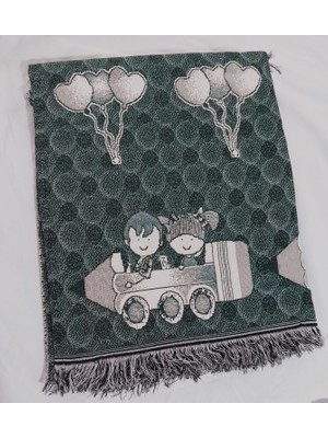 Aylis Home Yeşil Kalemli Hobi ve Yemek  Örtüsü