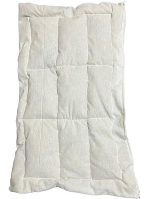 Özgürce Ağrı Için Yetişkin Sırt Yastığı, 50X30 Cm, Yıkanmamış Koyun Yünü Dolu