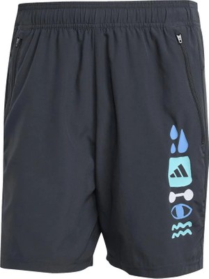Adidas Erkek  Gri  Şort Gfx Short JX1812