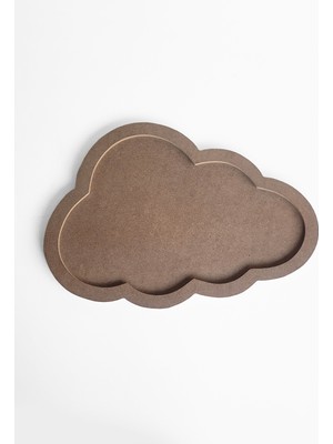 Yegane Concept Ham Mdf, Boyanabilir, Kapı Süsü, Bulut Pano, Çerçeve