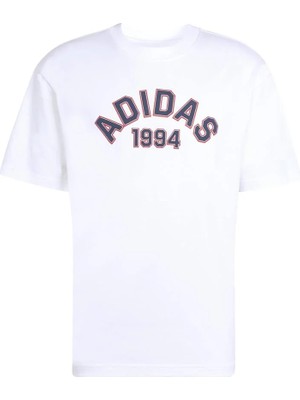 Adidas  Erkek Beyaz  T-Shirt Gfx T KD6550