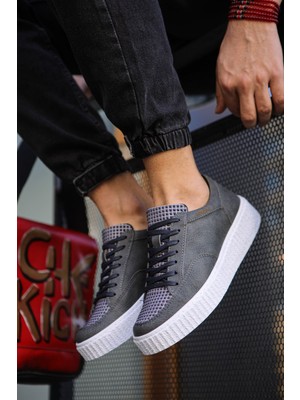 İsmiyle Al CH017 - Fbt Pyramid Erkek Ayakkabı Antrasıt