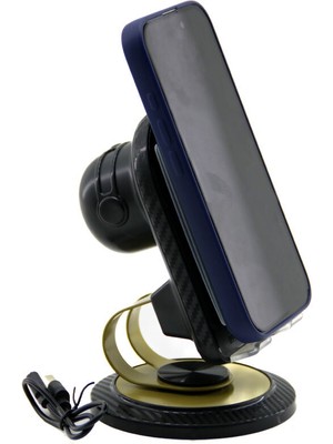 Go İthalat Mobıle Phone 2ın1 Bt Speaker Hoparlör = 5W Şarjlı - Masa Üstü Telefon Tutacak = 360° Dönen Stand - Oynar Metal Ayak (5440)