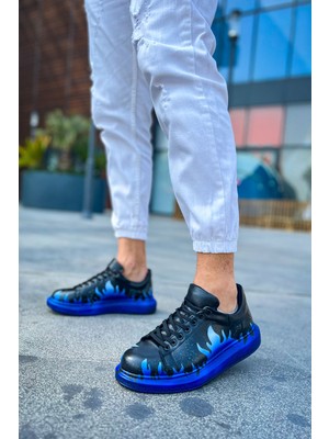 İsmiyle Al CH254 - Cst Pittura Erkek Ayakkabı 534 Mavı Alev